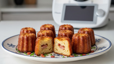 Cannelés salés aux lardons au thermomix