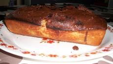 Marbré au chocolat et à la banane