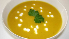 Velouté de courge à la pomme