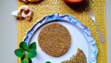 Galettes de quinoa au bleu d'auvergne