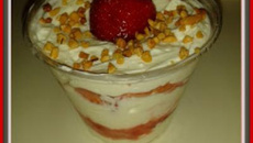 Verrine de fraise mascarpone