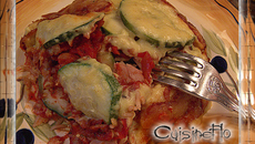 Gratin de courgettes crémeux au riz et au thon !