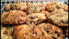 Cookies au chocolat et à la banane