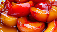 Nectarines caramélisées