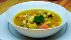 Potage antillais, soupe