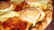 Quiche courgette, chèvre et chorizo