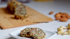 Barre énergétique aux poires, noix de cajou et amande