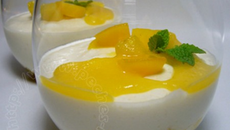 Mousse au fromage blanc éxotique