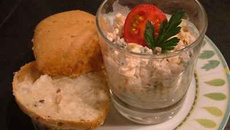 Verrine aux deux saumons et son émulsion de gingembre