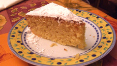 Gâteau fondant au amandes