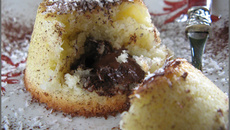 Moelleux congolais cœur chocolat noir