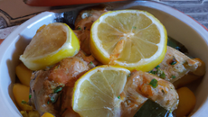 Tajine de poulet aux citrons maison