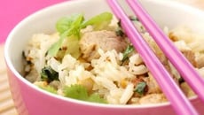 Soupe de riz au poulet (Thaï)