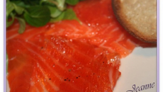 Gravlax de saumon