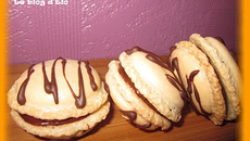 Macarons chocolat caramel