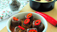 Cocottes au chocolat et piment d'espelette