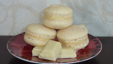 Macarons au chocolat blanc