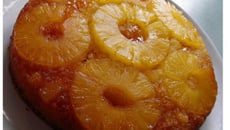 Gâteau renversé à l'ananas maison