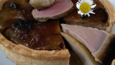 Tarte foie gras et canard