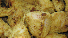 Escalopes de poulets au curry et yahourt