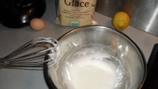 Glaçage blanc  ou glace royale