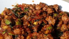 Mijotée de courgettes et farce au cuisimiel