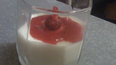 Panna cotta aux fruits rouges