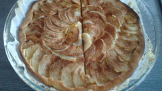 Tarte spéculoos et pommes à la cannelle