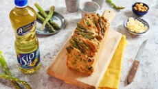 Cake léger aux noisettes & asperges