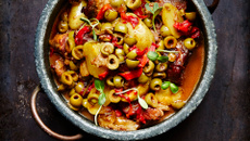 Agneau Txilindron aux olives d’Espagne