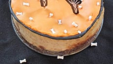 Cimetière en cheesecake à la châtaigne