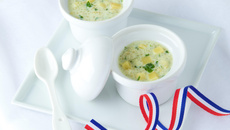Le quinotto vert écarlate au Gruyère France fondant