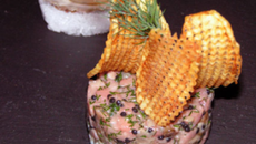 Tartare filet de veau aux huîtres de l'Ile de Sein d'Eric Lavallée