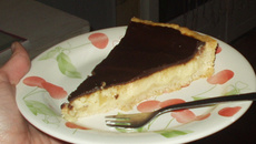 Tarte poire chocolat amande