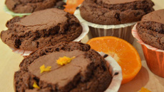 Moelleux au chocolat et clémentine