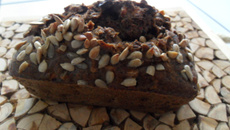 Cake oignons légumes olivade noir