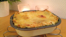 Lasagnes épinards/fromages à ma façon