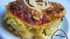 Gratin de courge spaghetti aux poireaux