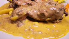 Lapin à la moutarde express