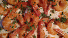 Crevettes à la féta