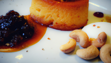 Moelleux à la confiture de lait et à la cacahuète