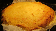 Tarte au potiron, amande et lait de coco