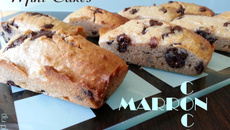 Mini cakes gourmands marrons coco