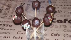 Cakes pops au chocolat