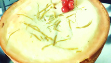 Cheesecake léger épicé aux zestes de citron vert