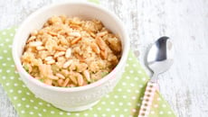 Semoule sucrée au lait