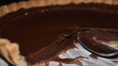 Tarte au chocolat express