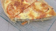 Tarte au thon, tomates et moutarde allégée