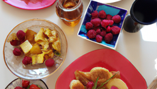 Petit déjeuner fruité de toutes saisons