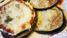 Tian d'aubergines au fromage de brebis